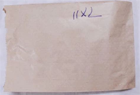 Plain 50 GSM Brown Kraft Paper Bag For Grocery Capacity 2kg At 138