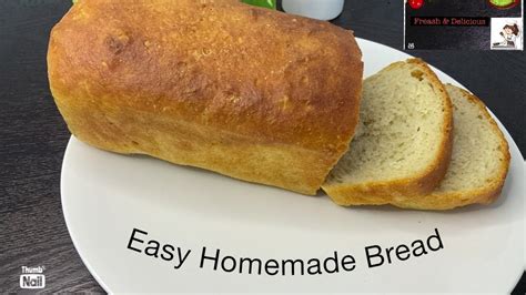 Bread Recipe Easy Bread Recipe Homemade Eggless Bread Recipe Youtube