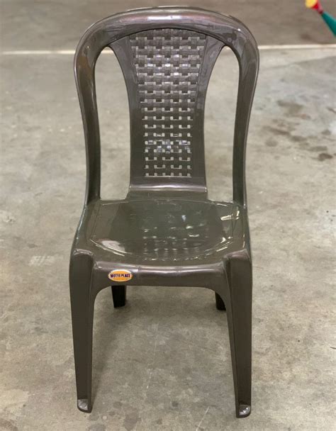 Mottoplast Dark Grey Plastic Armless Chair At Rs Armless Plastic