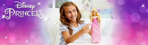 Amazon Mattel Disney Princess Toys Aurora Fashion Doll Sparkling Look With Blonde Hair