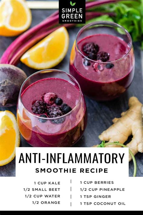 Anti Inflammatory Smoothie Healing Recipe That Tastes Delicious