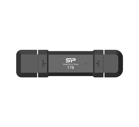 Silicon Power 1TB DS72 Dual USB 3.2 Gen 2 Portable SSD (Black) – ICT.com.mm