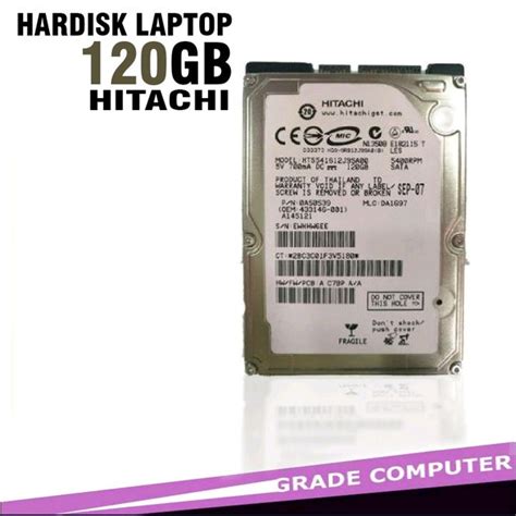 Jual HARDISK LAPTOP SATA 120 GB Di Lapak Grade Computer Bukalapak