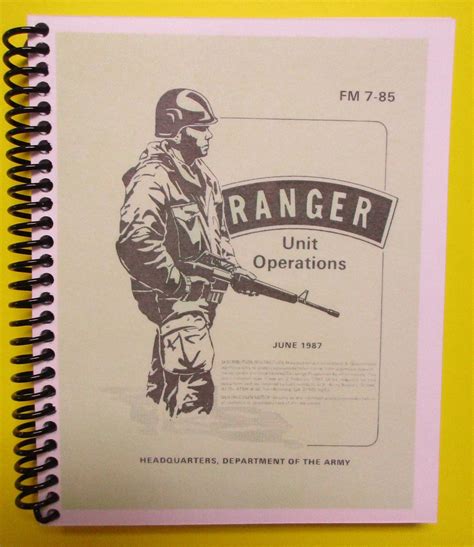 FM 7 85 Ranger Unit Operations My Army Publications