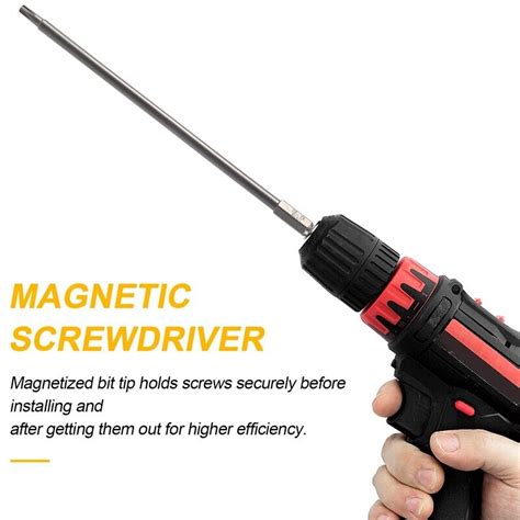 1 4 Inch Shank T20 Magnetic Torx Security Screwdriver Bit 150mm Long