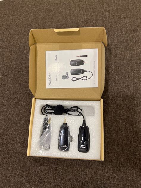 Xiaokoa Uhf Lavalier Microphone Audio Microphones On Carousell