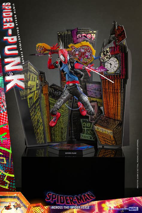 Hot Toys Spider Punk Sixth Scale Figure Spider Man Limited Collectible Comic Concepts