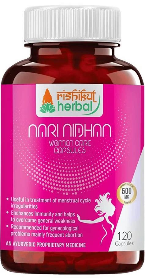 Nari Nidhan For Mensural Cycle And Gynecological Issues 120 Capsules