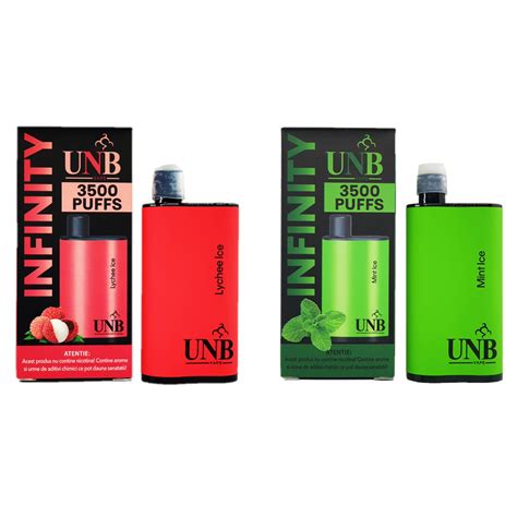 Set 2 Tigari Electronice UNB INFINITY De Unica Folosinta 3500 Puff