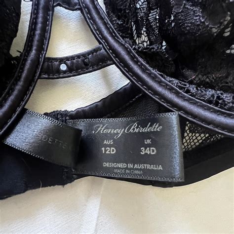 Honey Birdette Black Heart Set Rare Find Leather Depop