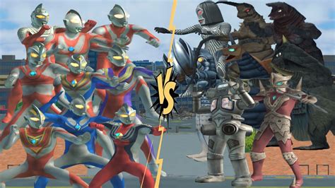 ULTRAMAN VS ALIEN BALTAN ULTRASEVEN VS KING JOE JACK ACE TIGA DYNA