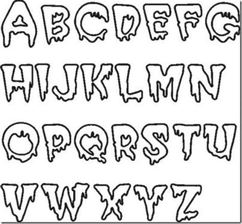 Letras De Halloween Para Imprimir Colorear Dibujos Letras Actividades Porn Sex Picture