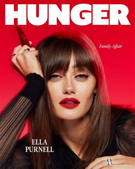 Ella Purnell Hunger Magazine October 2024 • Celebmafia