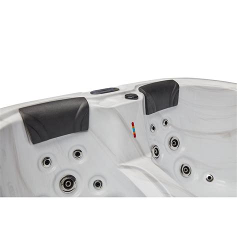 Luxury Spas 3 Person 34 Jet Acrylic Rectangular Hot Tub With Ozonator In Gray Wayfair
