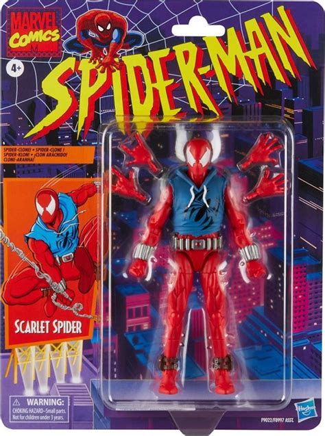 Marvel Legends Spider Man Retro Collection Scarlet Spider Retro