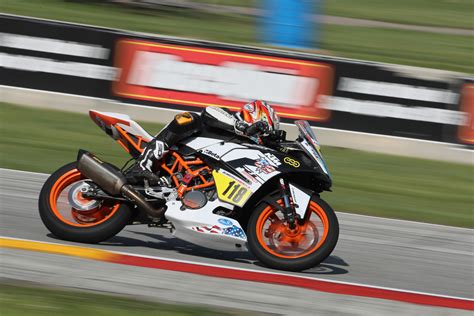 MotoAmerica Wet Track Secures KTM RC Cup Pole Position For Benjamin