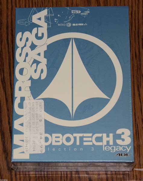 Robotech Legacy Vol 3 The Macross Saga DVD 2001 3 Disc Set For