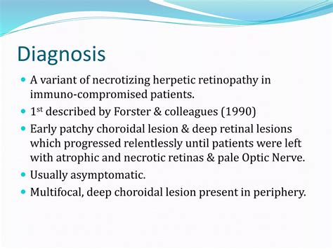 Acute Retinal Necrosis Ppt