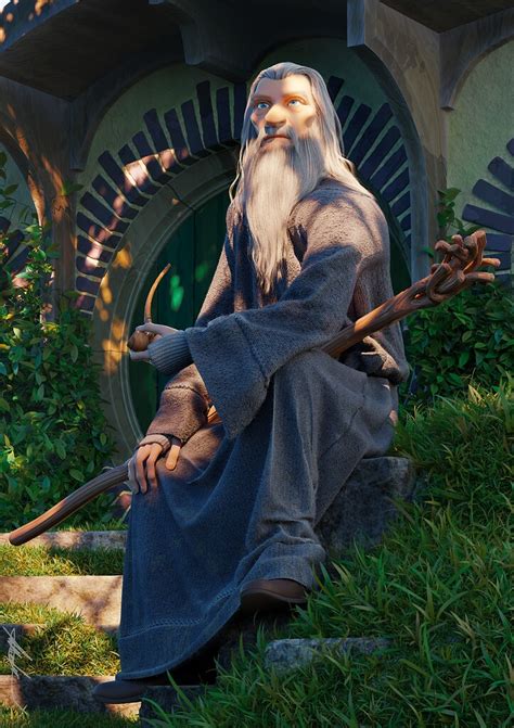 Gandalf The Grey Toon Finished Projects Blender Artists Community