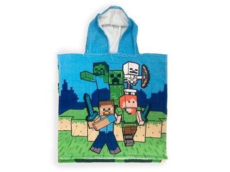 Pončo Minecraft Creeper 55x100cm Nové Prokonzole Cz