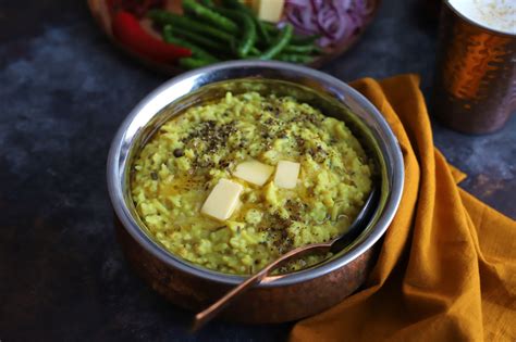 Village Style Gujarati Khichdi Buttery Rice And Lentils Sanjanafeasts