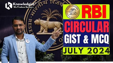 Rbi Circular Gist July For Ibps Rrb Gbo Scale Rrb Scale