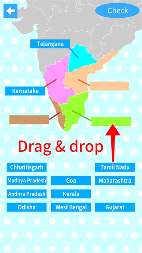 India States & Capitals Map Quiz - Geography Game APK Android - ダウンロード