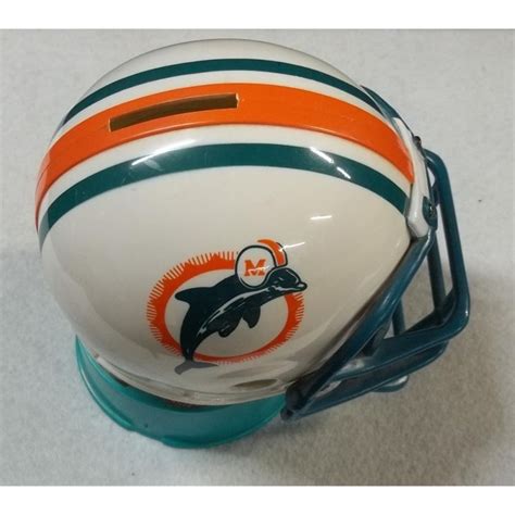 miami dolphins football helmet coin bank
