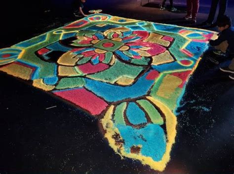 Diwali celebrated with rangoli room at the Roundhouse Community Arts & Recreation Centre ...