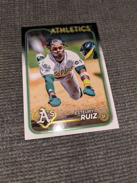 2024 Topps Series 1 Esteury Ruiz Oakland Athletics 21 EBay