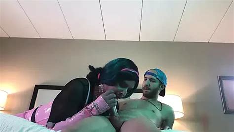 Hot Tgirl In Chastity Deepthroats Huge Cock XHamster