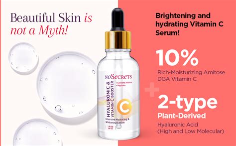 Advanced Vitamin C Serum For Face With Hyaluronic Acid And Centella Asiatica And Gotu