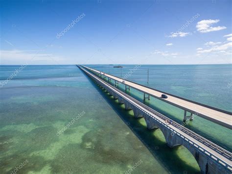 Seven mile bridge aerial view — Stock Photo © aiisha #166431118