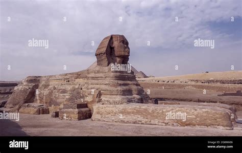 The Great Sphinx Of Giza Is A Limestone Statue Of A Reclining Sphinx