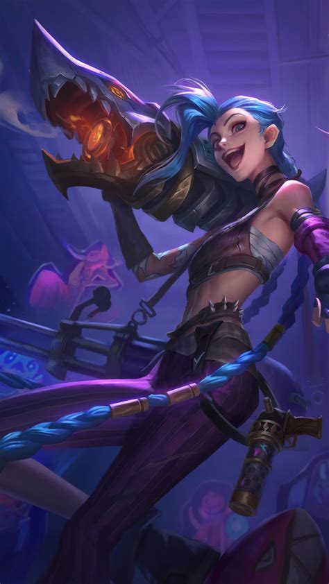 Jinx League Of Legends Splash Art