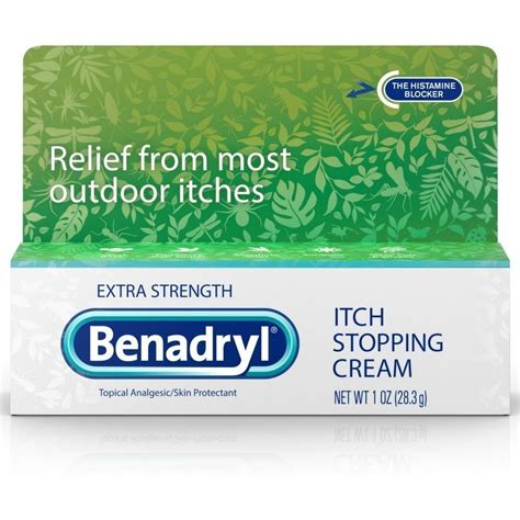 Benadryl Itch Stopping Cream Extra Strength 1 Oz Pack Of 3 Walmart