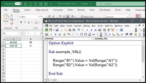 How To Use The Vba Val Function Syntax Example