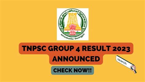 TNPSC Group 4 Result 2023 Announced Know Important Dates And Next Step