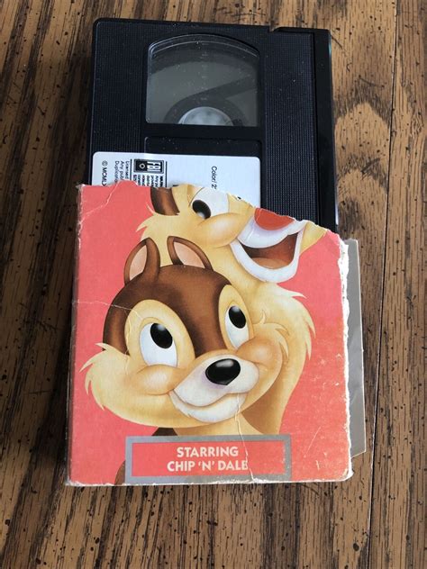 Walt Disney Cartoon Classics Volume 9 Starring Chip N Dale Vintage Vhs