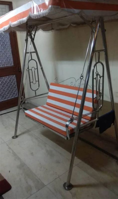 Modern SS304 5 Feet Ss Home Swing 3 Seater At Rs 18500 In New Delhi