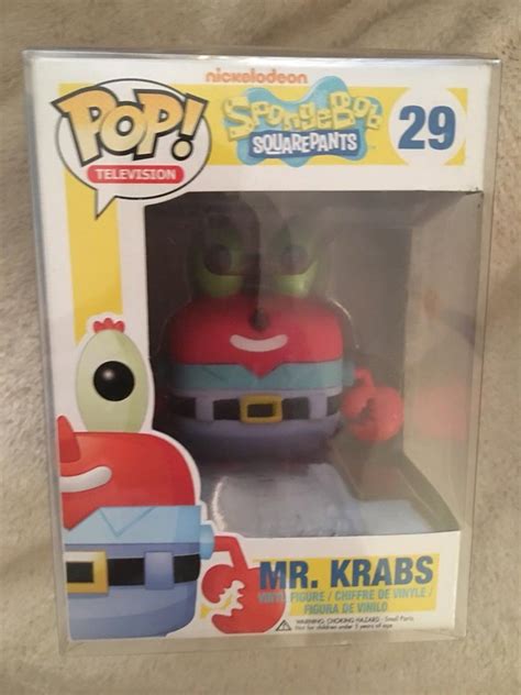 Funko Spongebob Squarepants Mr Krabs Pop Vinyl Figure Vaulted Free