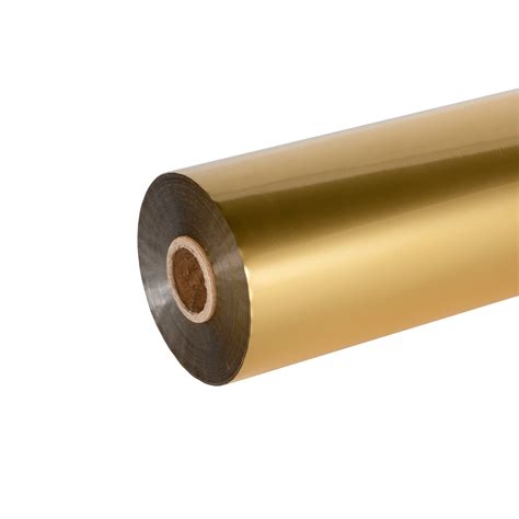 Matte Gold Hot Stamping Foil For PVC Printinig Material And Toner Foil