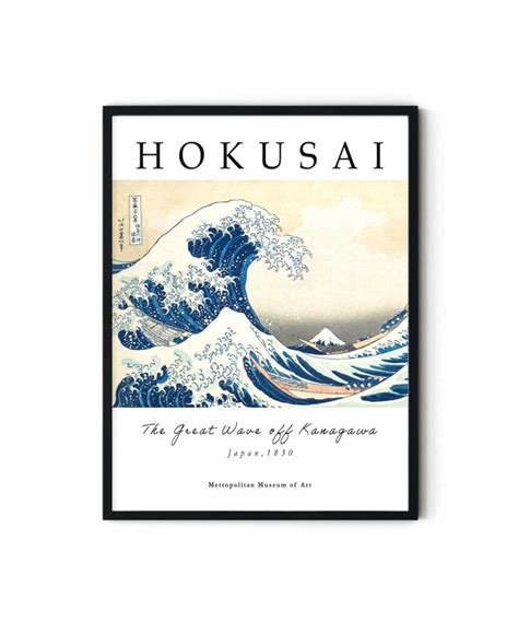 Hokusai The Great Wave Off Kanagawa Poster Great Wave Off Kanagawa Great Wave Hokusai