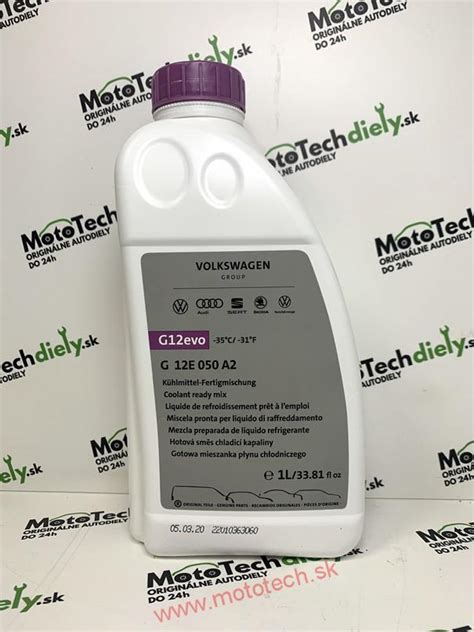 Originál Chladiaca kvapalina G12evo, 1Liter - G12E050A2