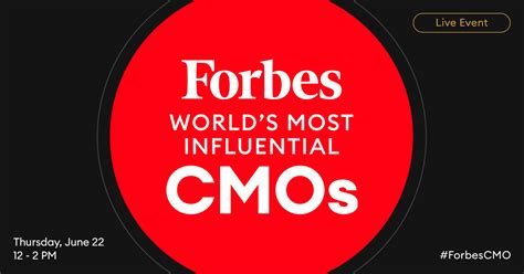 2023 Forbes Worlds Most Influential Cmos