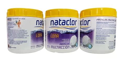 Pastillas Cloro Piletas De Lona X Gr Nataclor Clean Lab