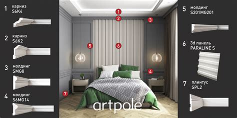 Гипсовые 3D панели для стен Artpole (Артполе), купить