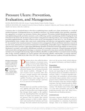 Fillable Online Pressure Ulcers Prevention Fax Email Print PdfFiller