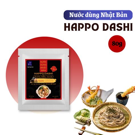 Nước Dùng Nhật Bản HAPPO DASHI 80g - Chuẩn Vị Nhật - DASHI LAB – Dashi ...