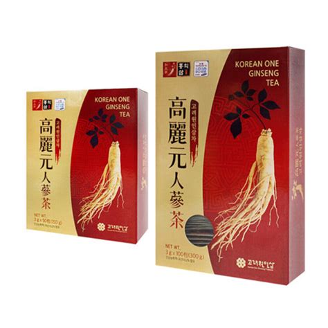 Korean Ginseng Extract Granule Tea Anti Stress Health Food 50 Bags